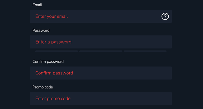 Create your account Create your account