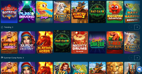 Start playing at no cost