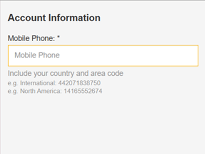 Verify your profile Verify your profile