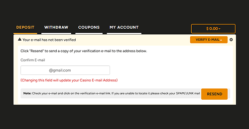 Confirm your profile Confirm your profile